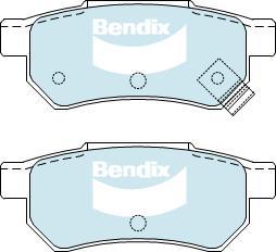 BENDIX DB1195 GCT - Тормозные колодки, дисковые, комплект autodnr.net