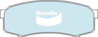 BENDIX DB1200 GCT - Тормозные колодки, дисковые, комплект autodnr.net