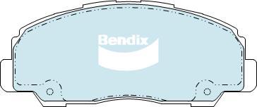 BENDIX DB1212 GCT - Тормозные колодки, дисковые, комплект autodnr.net