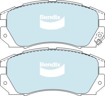 BENDIX DB1219 MKT - Тормозные колодки, дисковые, комплект autodnr.net