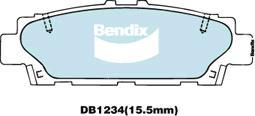 BENDIX DB1234 GCT - Гальмівні колодки, дискові гальма autocars.com.ua