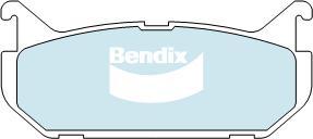 BENDIX DB1254 GCT - Тормозные колодки, дисковые, комплект autodnr.net