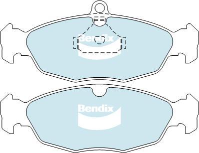 BENDIX DB1275 MKT - Тормозные колодки, дисковые, комплект autodnr.net