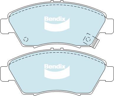 BENDIX DB1286 4WD - Тормозные колодки, дисковые, комплект autodnr.net