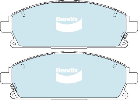 BENDIX DB1333 MKT - Тормозные колодки, дисковые, комплект autodnr.net