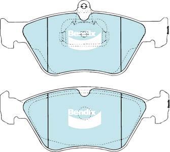 BENDIX DB1341 GCT - Тормозные колодки, дисковые, комплект autodnr.net