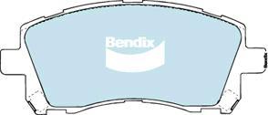 BENDIX DB1342 4WD - Тормозные колодки, дисковые, комплект autodnr.net