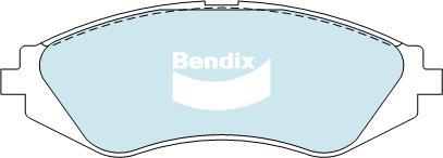 BENDIX DB1347 GCT - Тормозные колодки, дисковые, комплект autodnr.net