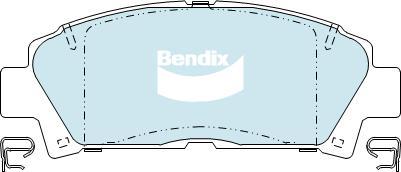 BENDIX DB1352 GCT - Гальмівні колодки, дискові гальма autocars.com.ua