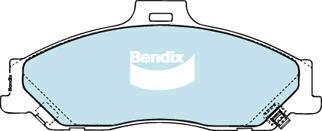 BENDIX DB1366 GCT - Тормозные колодки, дисковые, комплект autodnr.net