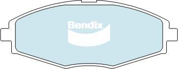 BENDIX DB1368 GCT - Тормозные колодки, дисковые, комплект autodnr.net