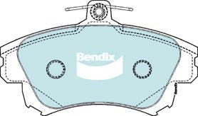 BENDIX DB1381 GCT - Тормозные колодки, дисковые, комплект autodnr.net