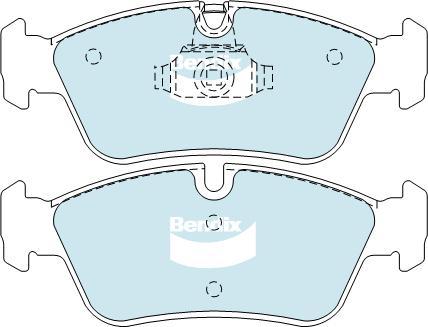 BENDIX DB1414 EURO+ - Тормозные колодки, дисковые, комплект autodnr.net