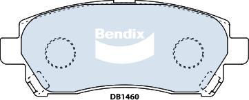 BENDIX DB1460 4WD - Гальмівні колодки, дискові гальма autocars.com.ua