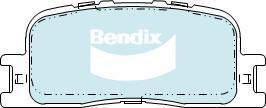BENDIX DB1463 4WD - Гальмівні колодки, дискові гальма autocars.com.ua