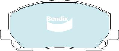 BENDIX DB1488 GCT - Тормозные колодки, дисковые, комплект autodnr.net