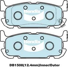 BENDIX DB1508 GCT - Тормозные колодки, дисковые, комплект avtokuzovplus.com.ua