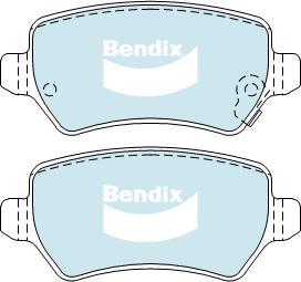 BENDIX DB1511 GCT - Тормозные колодки, дисковые, комплект autodnr.net