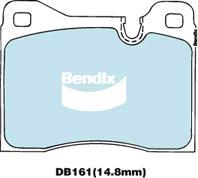 BENDIX DB161 GCT - Тормозные колодки, дисковые, комплект autodnr.net