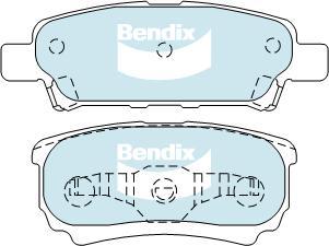 BENDIX DB1686 GCT - Тормозные колодки, дисковые, комплект autodnr.net