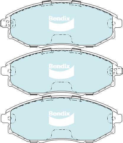 BENDIX DB1688 GCT - Гальмівні колодки, дискові гальма autocars.com.ua