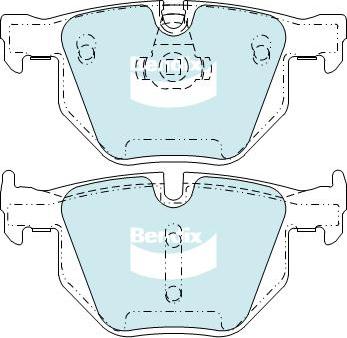 BENDIX DB1694 GCT - Тормозные колодки, дисковые, комплект autodnr.net