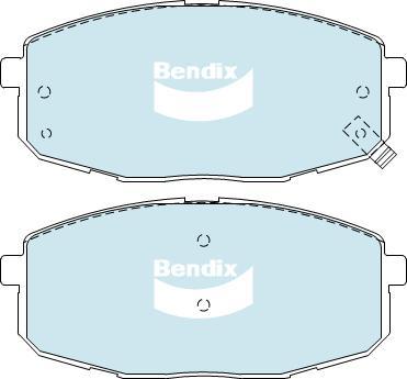 BENDIX DB1754 MKT - Тормозные колодки, дисковые, комплект autodnr.net