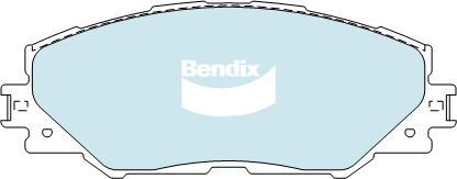 BENDIX DB1801 GCT - Тормозные колодки, дисковые, комплект autodnr.net