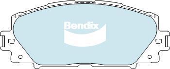 BENDIX DB1820 GCT - Тормозные колодки, дисковые, комплект autodnr.net