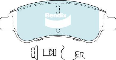 BENDIX DB1923 EURO+ - Тормозные колодки, дисковые, комплект autodnr.net