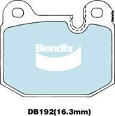 BENDIX DB192 GCT - Тормозные колодки, дисковые, комплект autodnr.net