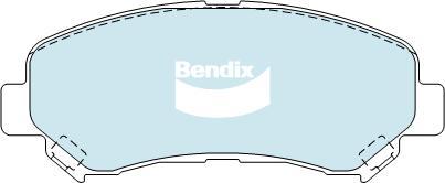 BENDIX DB1946 GCT - Тормозные колодки, дисковые, комплект autodnr.net