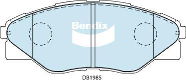 BENDIX DB1985 GCT - Тормозные колодки, дисковые, комплект avtokuzovplus.com.ua