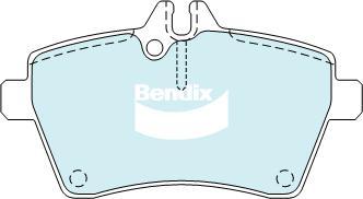 BENDIX DB2019 EURO+ - Тормозные колодки, дисковые, комплект avtokuzovplus.com.ua