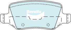 BENDIX DB2020 EURO+ - Тормозные колодки, дисковые, комплект autodnr.net