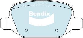 BENDIX DB2039 EURO+ - Гальмівні колодки, дискові гальма autocars.com.ua