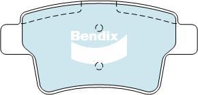 BENDIX DB2041 GCT - Тормозные колодки, дисковые, комплект autodnr.net