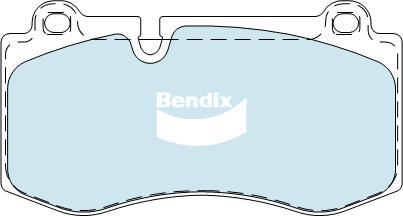 BENDIX DB2057 EURO+ - Тормозные колодки, дисковые, комплект avtokuzovplus.com.ua