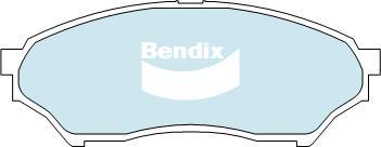 BENDIX DB2058 GCT - Тормозные колодки, дисковые, комплект autodnr.net