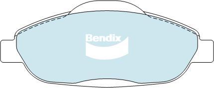 BENDIX DB2119 EURO+ - Тормозные колодки, дисковые, комплект autodnr.net