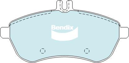 BENDIX DB2181 EURO+ - Тормозные колодки, дисковые, комплект autodnr.net