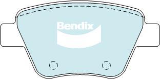 BENDIX DB2211 UP - Тормозные колодки, дисковые, комплект avtokuzovplus.com.ua