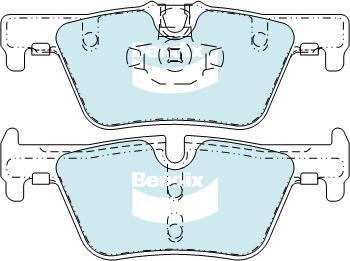 BENDIX DB2224 EURO+ - Тормозные колодки, дисковые, комплект avtokuzovplus.com.ua