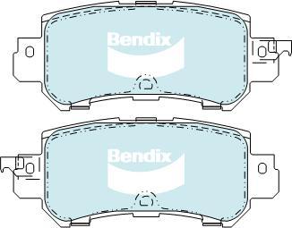 BENDIX DB2227 MKT - Тормозные колодки, дисковые, комплект autodnr.net