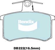 BENDIX DB222 GCT - Тормозные колодки, дисковые, комплект autodnr.net