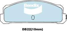 BENDIX DB22 GCT - Гальмівні колодки, дискові гальма autocars.com.ua