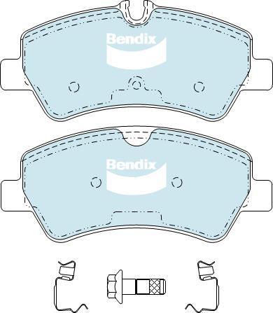 BENDIX DB2329 GCT - Тормозные колодки, дисковые, комплект autodnr.net