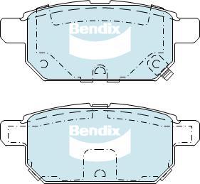 BENDIX DB2364 GCT - Гальмівні колодки, дискові гальма autocars.com.ua