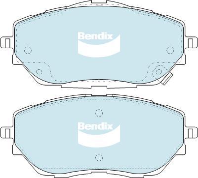 BENDIX DB2479 GCT - Тормозные колодки, дисковые, комплект autodnr.net