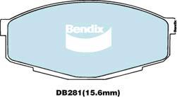 BENDIX DB281 GCT - Гальмівні колодки, дискові гальма autocars.com.ua